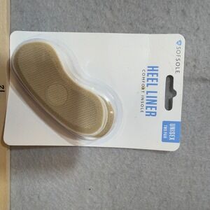Sof Sole Heel Liner Comfort Insole for Shoes 2 Pair‎ Pack Unisex